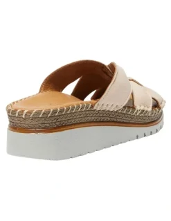 Wide Steps Hannah Sandals in Blush Glove