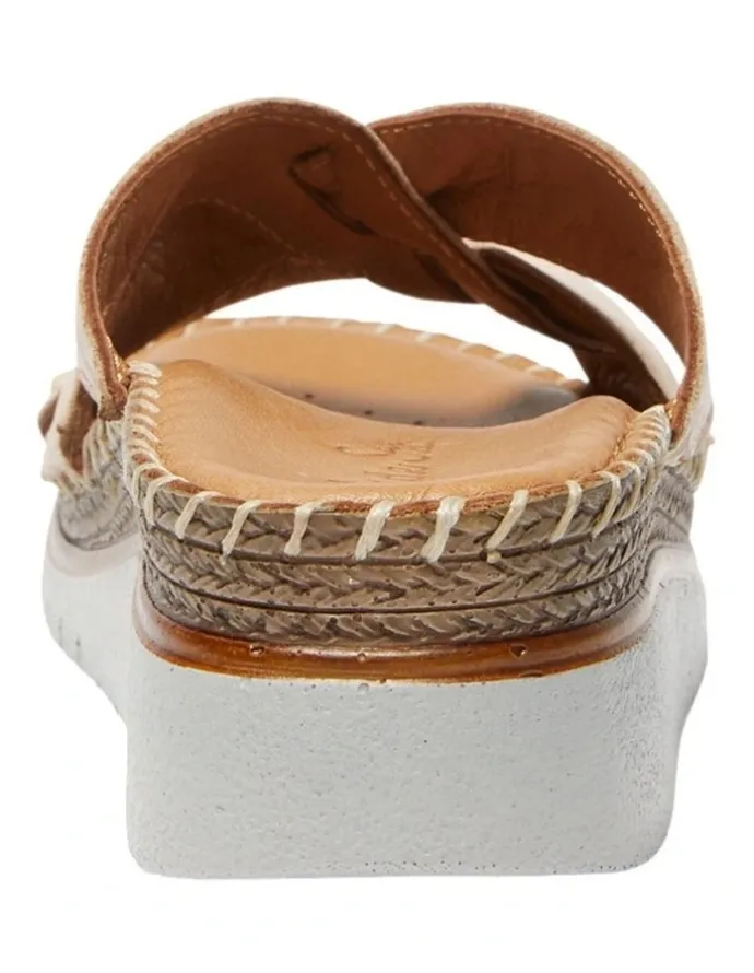 Wide Steps Hannah Sandals in Blush Glove