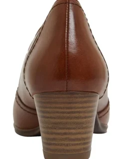 Wide Steps Harris Mid Brown Glove / Elastic Shoes