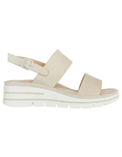 Wide Steps Kismet Sandals in Natural Print