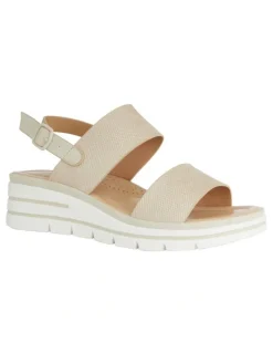 Wide Steps Kismet Sandals in Natural Print