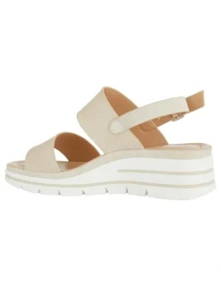 Wide Steps Kismet Sandals in Natural Print