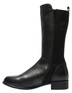 Wide Steps Leroy Knee High Boot in Black Glove