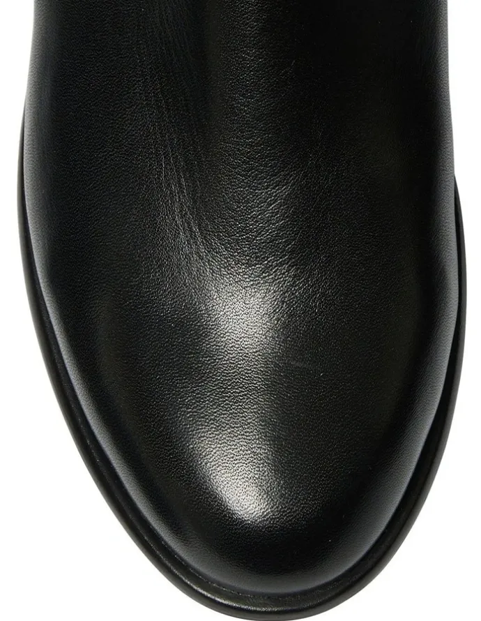 Wide Steps Leroy Knee High Boot in Black Glove