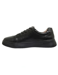 Wide Steps Novella Black/Black Patent Sneakers