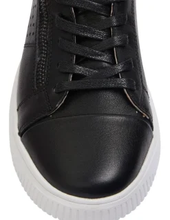 Wide Steps Novella Black/Tan Glove Sneakers
