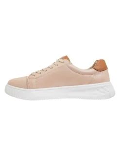 Wide Steps Novella Blush / Tan Glove Sneakers