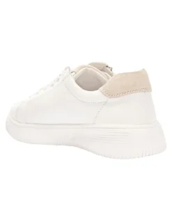 Wide Steps Novella Sneakers in White