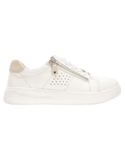 Wide Steps Novella Sneakers in White
