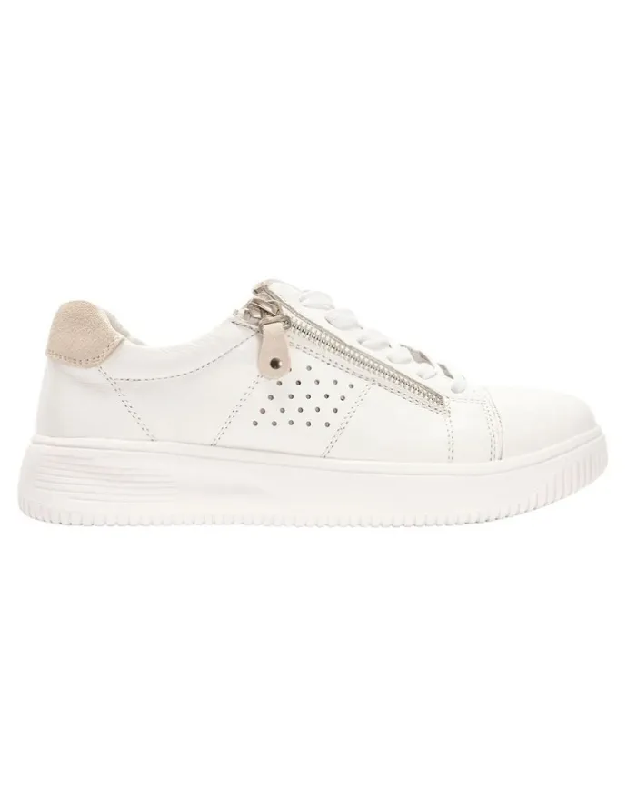 Wide Steps Novella Sneakers in White