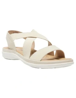 Wide Steps Radar Sandals in Beige