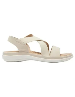 Wide Steps Radar Sandals in Beige