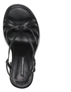 Windsor Smith Affair Platform Sandal in Black