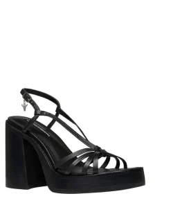 Windsor Smith Affair Platform Sandal in Black