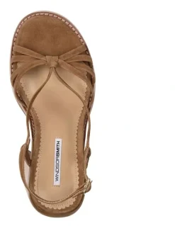 Windsor Smith Affair Platform Sandal in Hazelnut