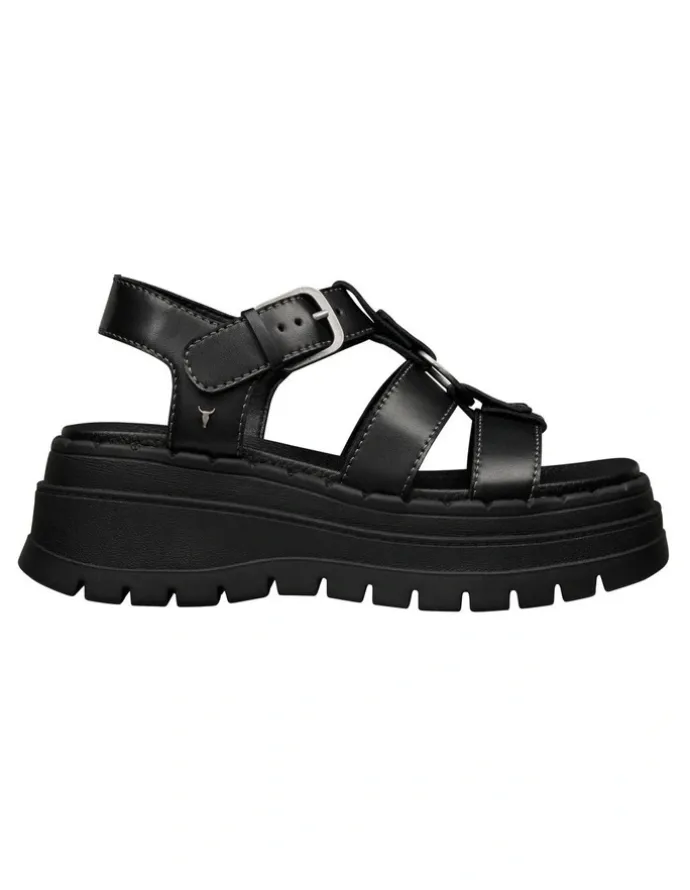 Windsor Smith Discover Sandal in Black