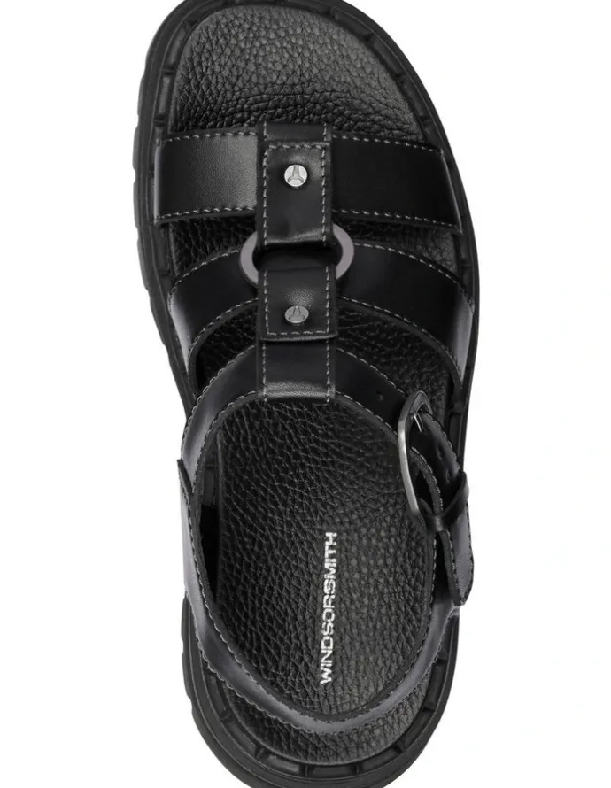 Windsor Smith Discover Sandal in Black