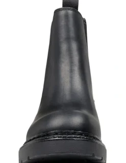 Windsor Smith Intro Boots in Black Leather
