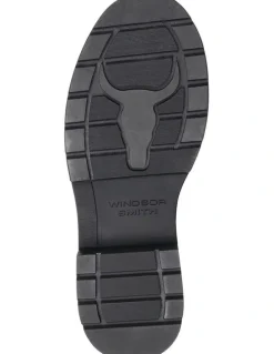 Windsor Smith Intro Boots in Black Leather