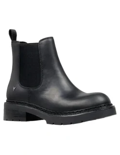 Windsor Smith Intro Boots in Black Leather
