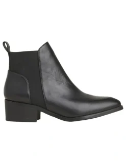 Windsor Smith Metz Black Heeled Ankle Boot