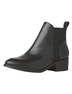 Windsor Smith Metz Black Heeled Ankle Boot
