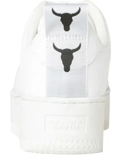 Windsor Smith Racerr Leather Platform Sneaker in White