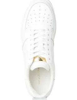 Windsor Smith Racerr Leather Platform Sneaker in White