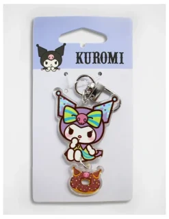 Wishes Hello Kitty Kuromi Keyring in Multi