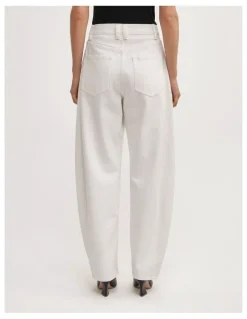 Witchery Barrel Leg Jean in Parchment