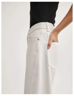 Witchery Barrel Leg Jean in Parchment