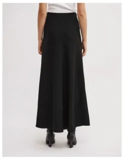 Witchery Clean Maxi Skirt in Black