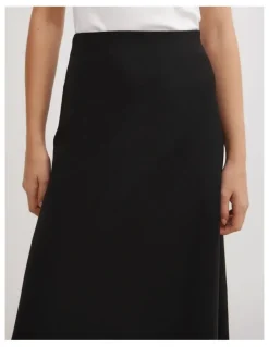 Witchery Clean Maxi Skirt in Black