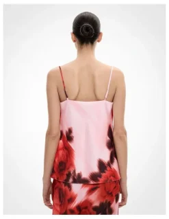 Witchery Cowl Neck Camisole in Flame Floral