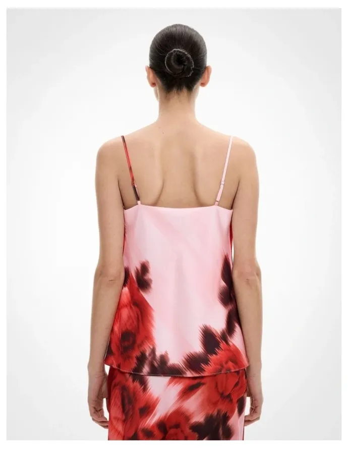 Witchery Cowl Neck Camisole in Flame Floral
