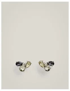 Witchery Greta Stud Earrings in Sage