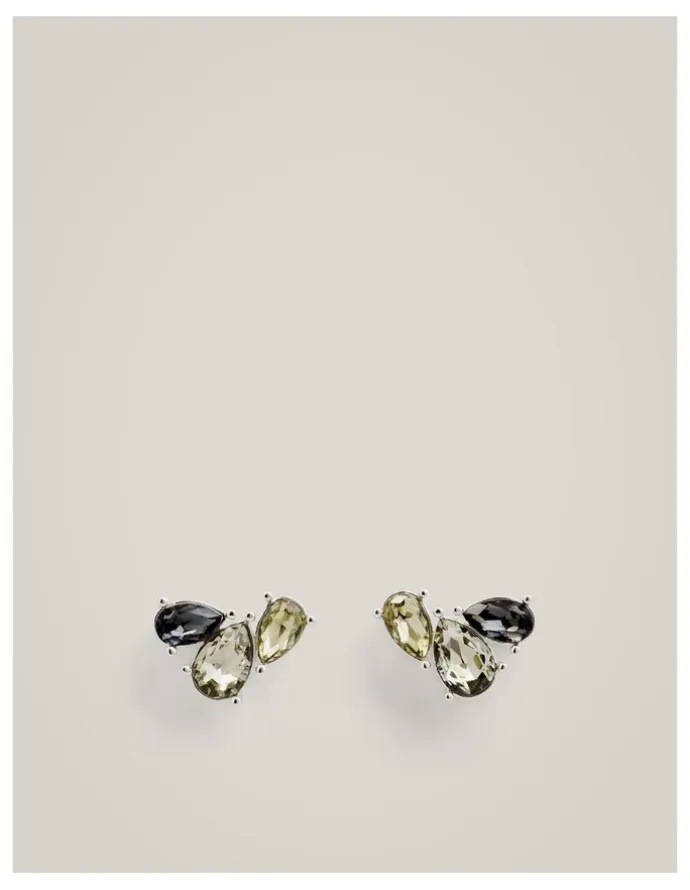 Witchery Greta Stud Earrings in Sage