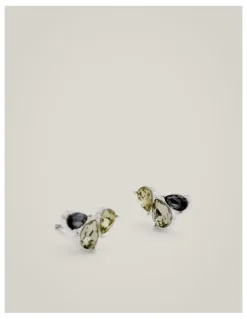 Witchery Greta Stud Earrings in Sage