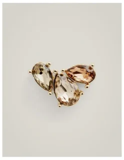 Witchery Greta Stud Earrings in Amber