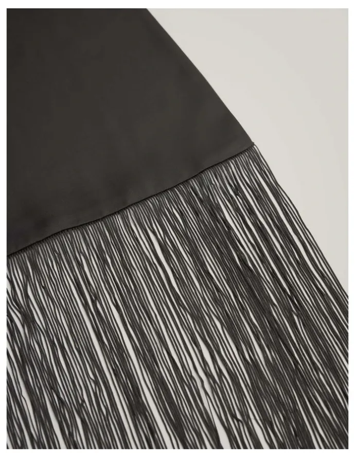 Witchery Lee Fringe Scarf in Black