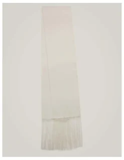 Witchery Lee Fringe Scarf in Chalk