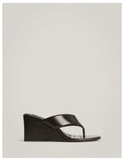 Witchery Lexi Wedge Heels in Espresso
