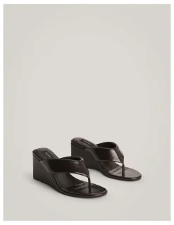 Witchery Lexi Wedge Heels in Espresso