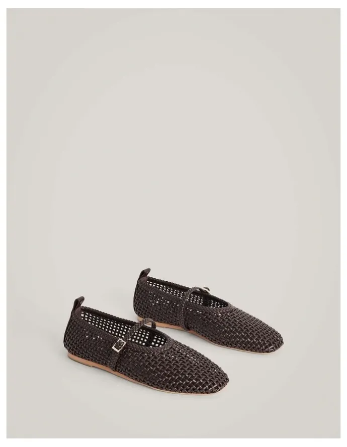 Witchery Rina Flats in Espresso