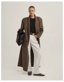 Witchery Rina Flats in Espresso