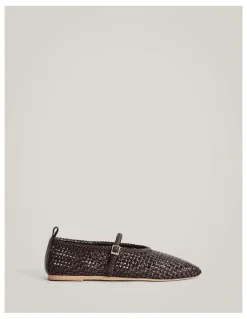 Witchery Rina Flats in Espresso