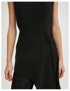 Witchery Sash Wrap Top in Black