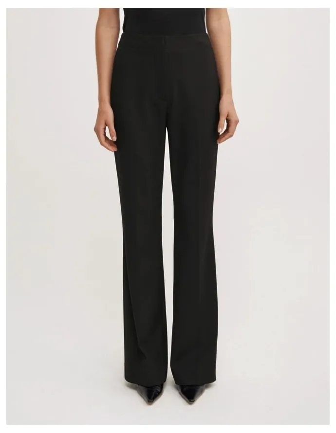 Witchery Slim Flare Pant in Black