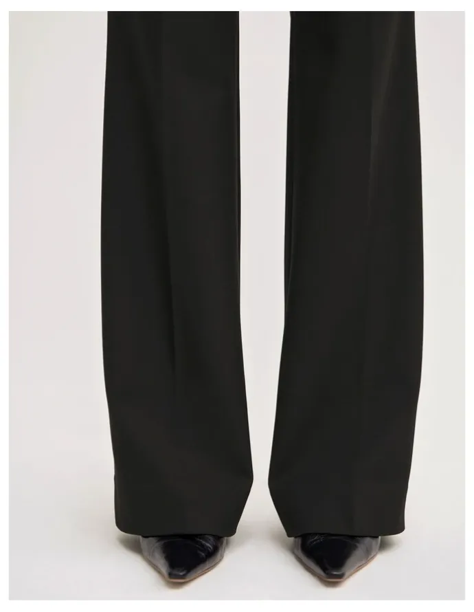 Witchery Slim Flare Pant in Black