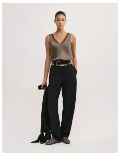 Witchery Trim Detail Camisole in Deep Sage